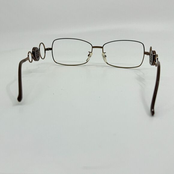 Givenchy SGV 210 Sunglasses Frames Only Gold Silver‎ Col.R80 H11743